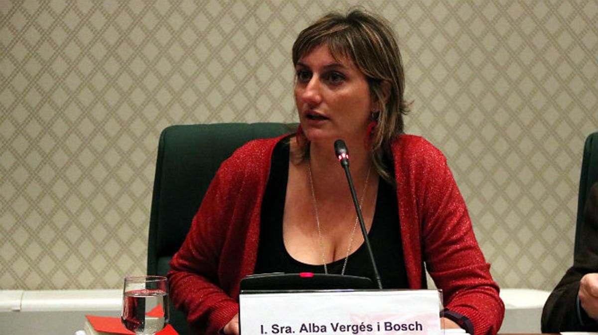 Alba Vergés, presidenta de la comisión de investigación sobre la ’operación Cataluña’. Alba Vergés, presidenta de la comisión de investigación sobre la ’operación Cataluña’.