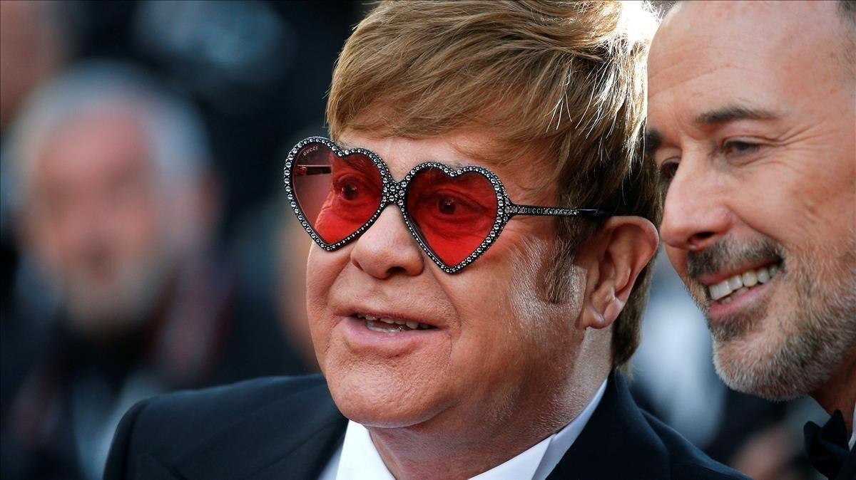 Elton John, el pasado 16 de mayo en Cannes.