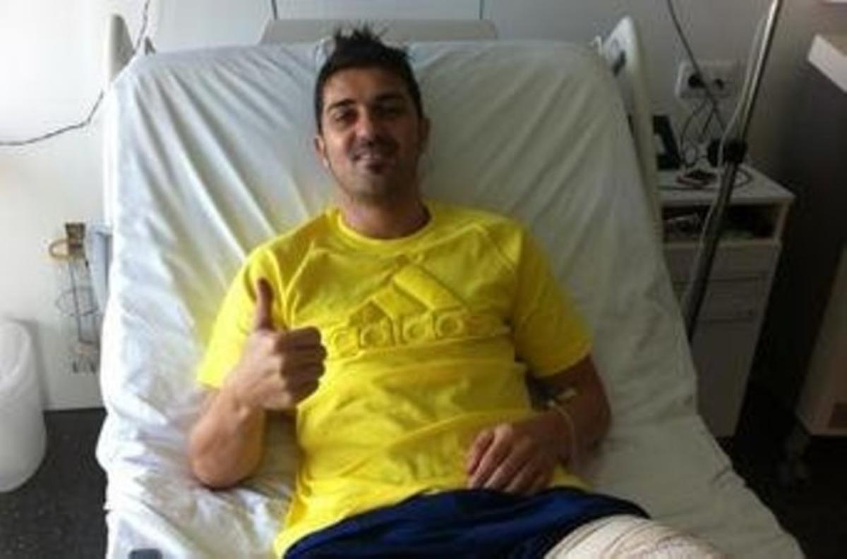 Villa saluda a sus fans en su página de Facebook desde el Hospital Quirón, donde está ingresado.