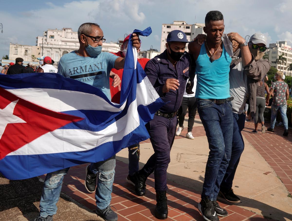 Protestas en La Habana