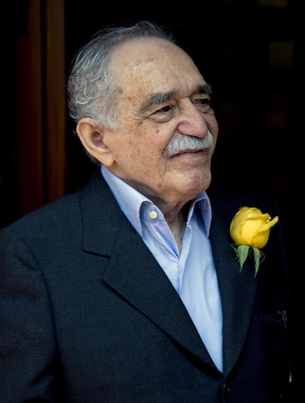 Gabriel García Márquez en su 87º aniversario en la ciudad de México D.F, año 2014. 