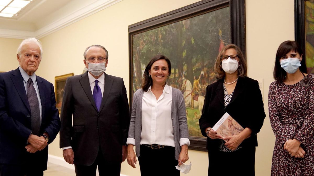 De izquierda a derecha: Matías Díaz Padrón, presidente de Honor del Instituto Moll; Javier Moll, presidente de Prensa Ibérica; Arantxa Moll Sarasola, responsable del Instituto Moll; Magdala García Sánchez, coordinadora de la edición, y Ana Diéguez-Rodríguez, directora del Instituto Moll. De izquierda a derecha: Matías Díaz Padrón, presidente de Honor del Instituto Moll; Javier Moll, presidente de Prensa Ibérica; Arantxa Moll Sarasola, responsable del Instituto Moll; Magdala García Sánchez, coordinadora de la edición, y Ana Diéguez-Rodríguez, directora del Instituto Moll.
