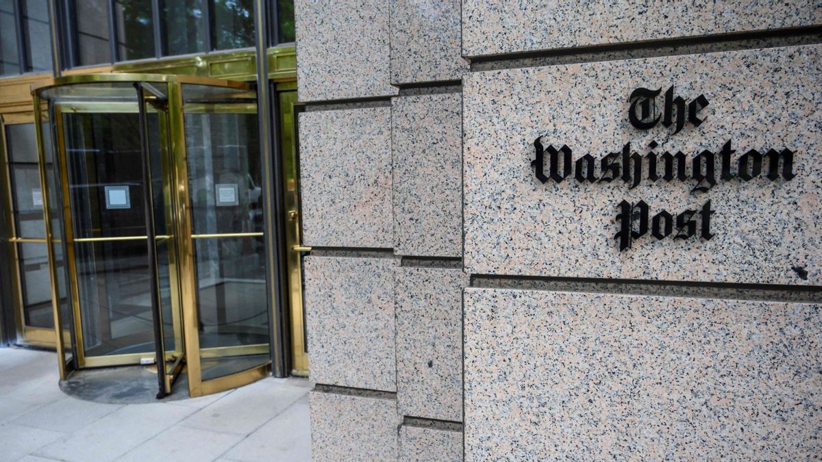 Fachada de la redacción de ’The Washington Post’. Fachada de la redacción de ’The Washington Post’.