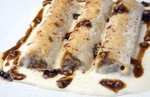 Canelones de pollo de payés rustido de Nandu Jubany.