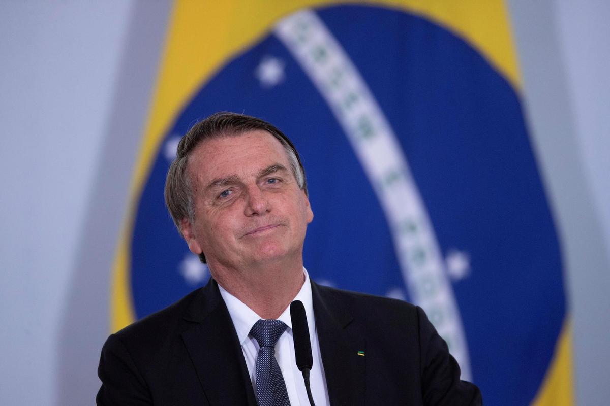 El presidente de Brasil, Jair Bolsonaro.  