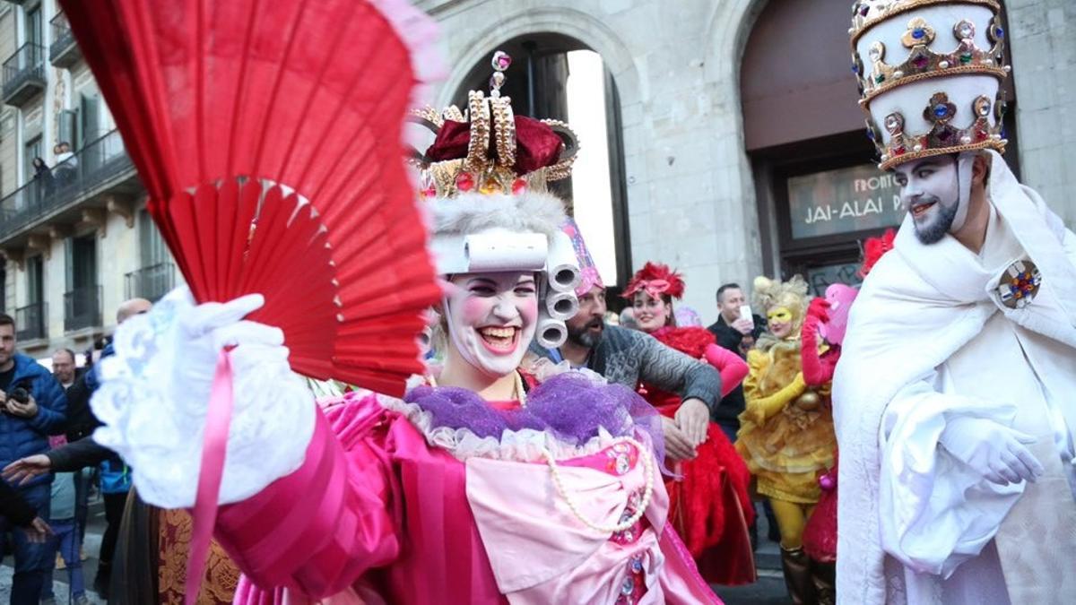 Una de las rúas del Carnaval de Barcelona