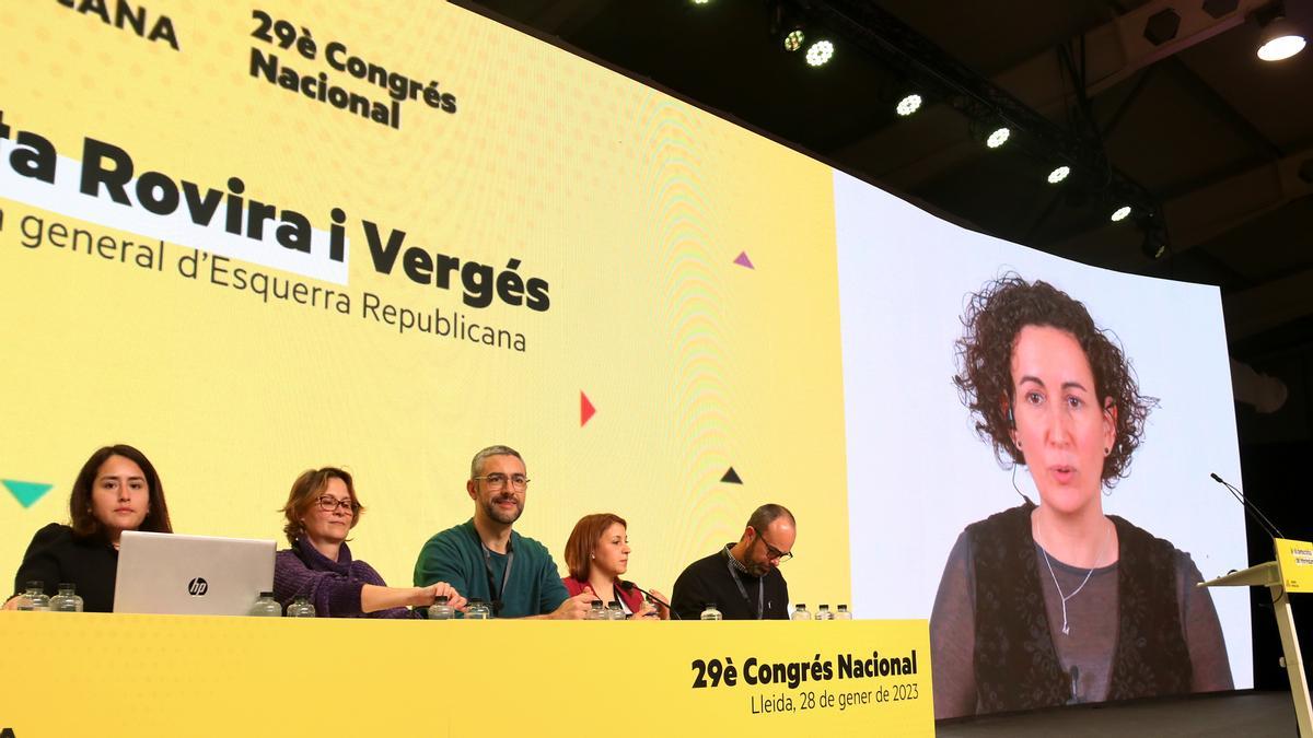 Marta Rovira rescata la creación de un 'sanedrín' pero sin "tutela" de Puigdemont