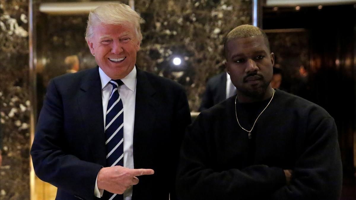 Donald Trump y Kanye West, en un encuentro en diciembre del 2016. Donald Trump y Kanye West, en un encuentro en diciembre del 2016.