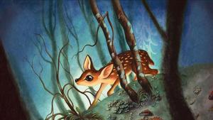 Bambi, visto por Benjamin Lacombe. 