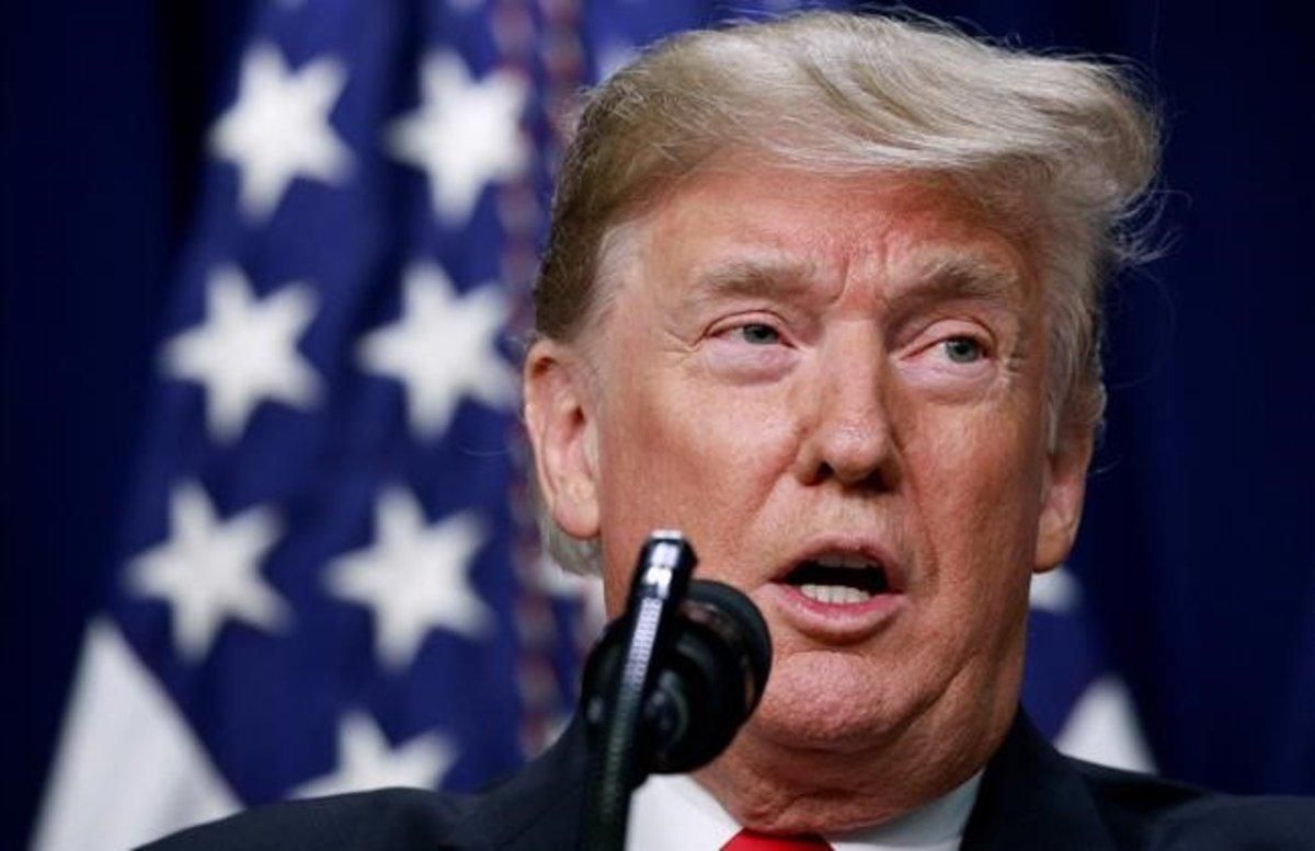 El presidente estadounidense, Donald Trump, durante un acto en Washington. El presidente estadounidense, Donald Trump, durante un acto en Washington.