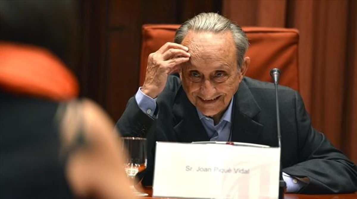 Joan Piqué Vidal, ante la comisión de investigación del ’caso Pujol’. Joan Piqué Vidal, ante la comisión de investigación del ’caso Pujol’.