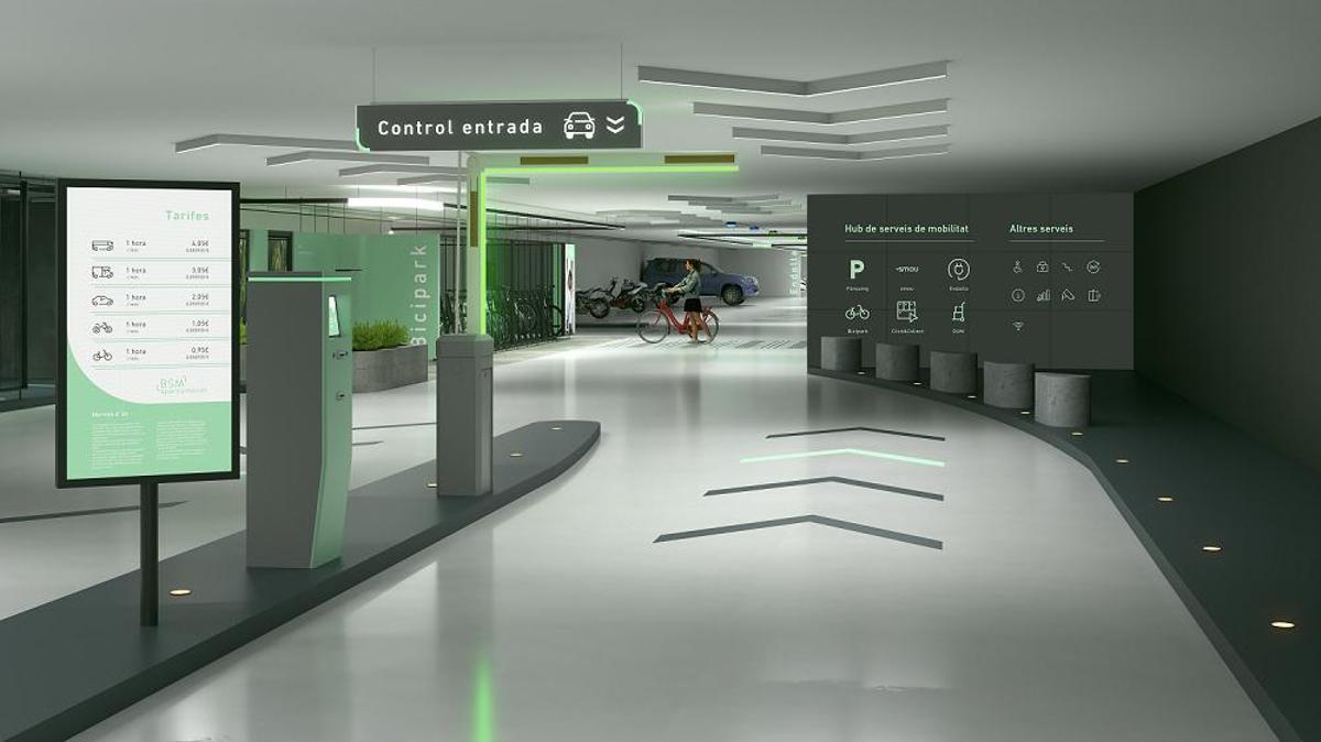 ‘Hubs’ de la mobilitat: així seran els aparcaments subterranis en el futur
