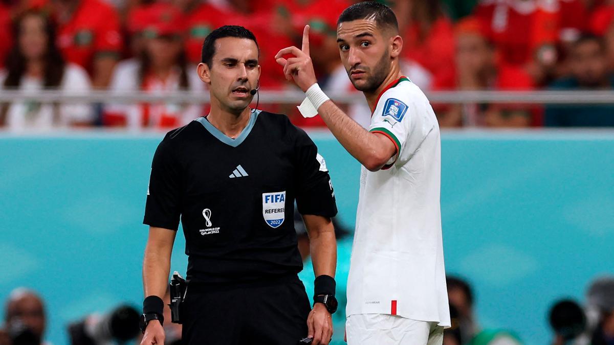 Bélgica - Marruecos: El gol anulado de Ziyech