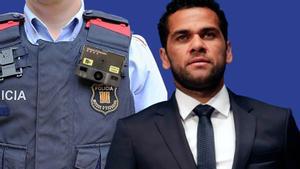 Una càmera dels Mossos va recollir accidentalment el desconsol de la víctima d’Alves