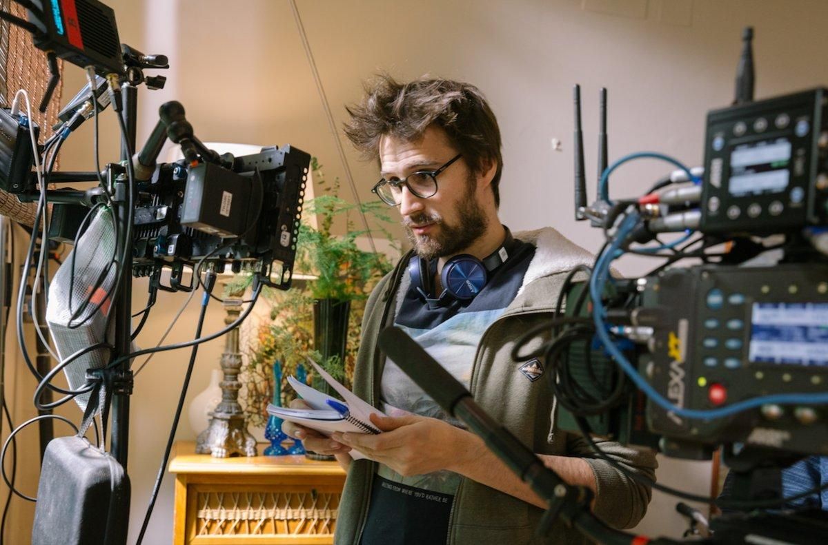 Dani de la Orden durante el rodaje del filme. Dani de la Orden durante el rodaje del filme.