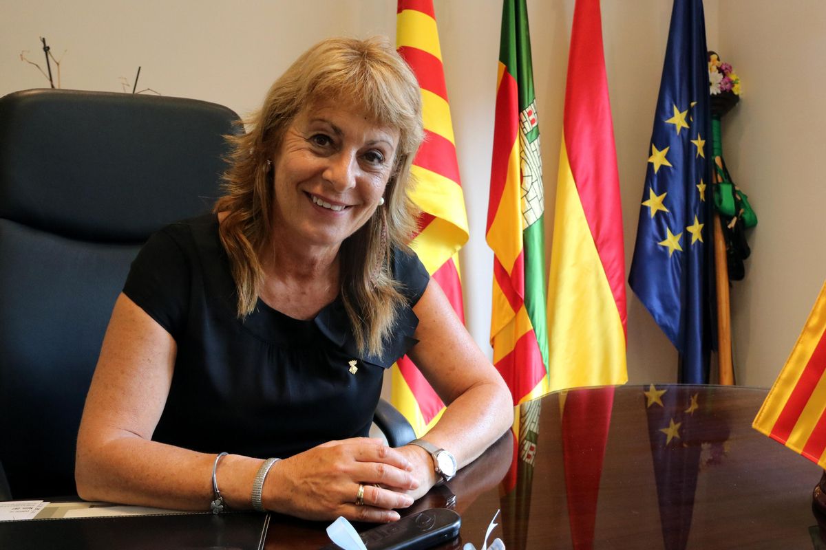 Rosa Fonoll, alcaldesa de Cubelles. Rosa Fonoll, alcaldesa de Cubelles.