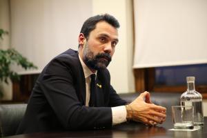 El ’conseller’ d’Empresa i Treball, Roger Torrent, en una imagen de archivo.