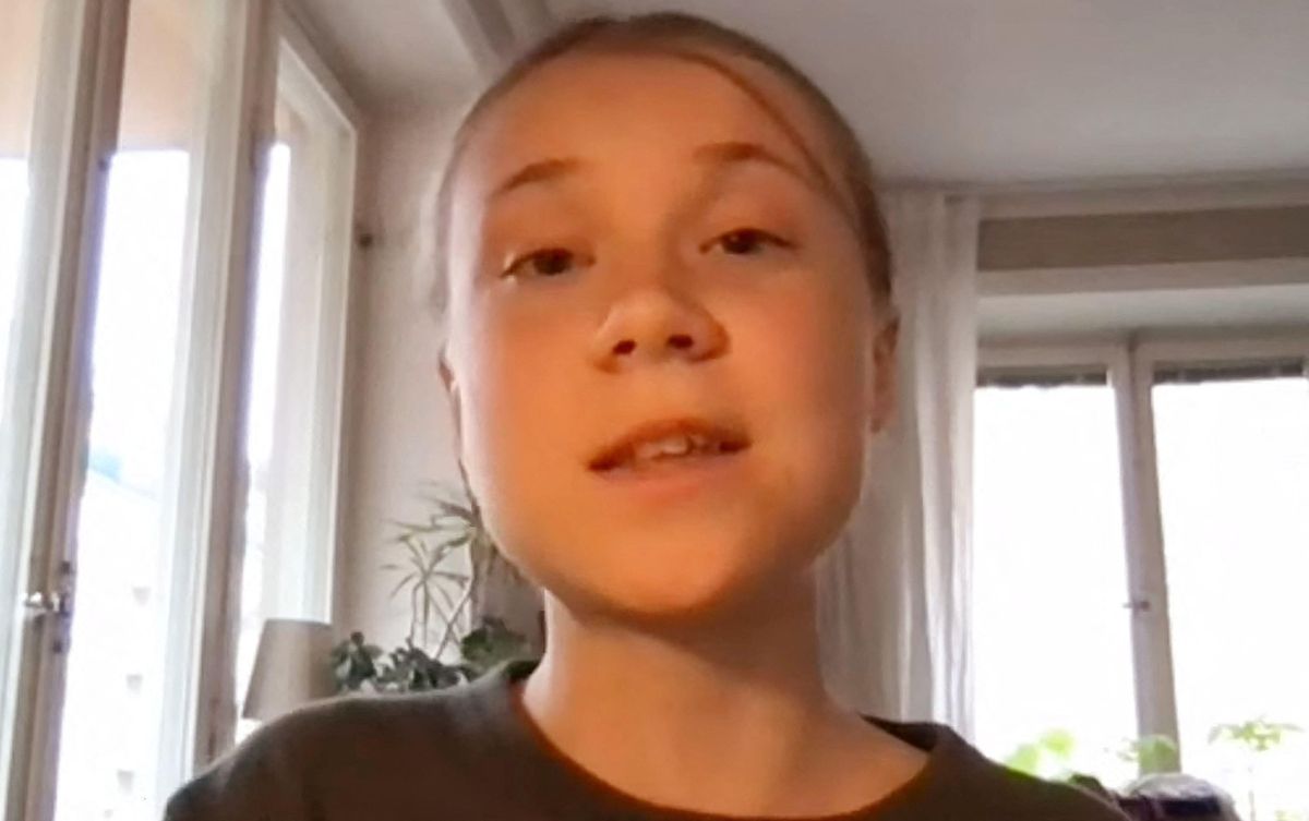 La activista Greta Thunberg durante su intervención ante el Congreso de los Estados Unidos. La activista Greta Thunberg durante su intervención ante el Congreso de los Estados Unidos.
