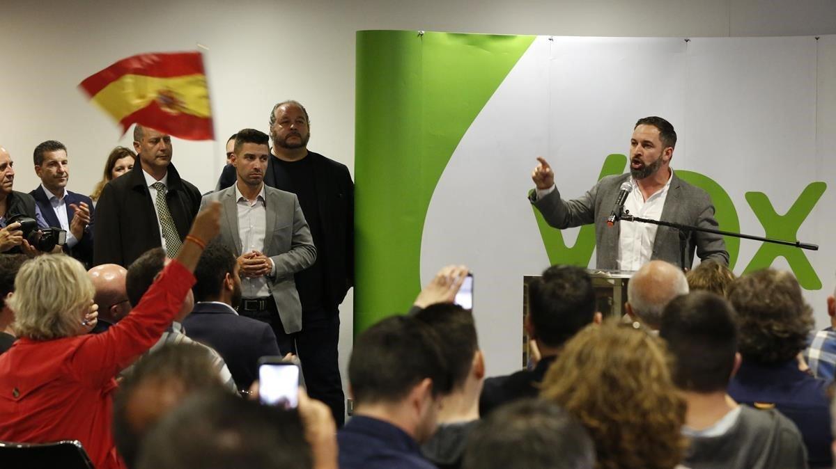 Patacada de Vox a Catalunya Patacada de Vox a Catalunya