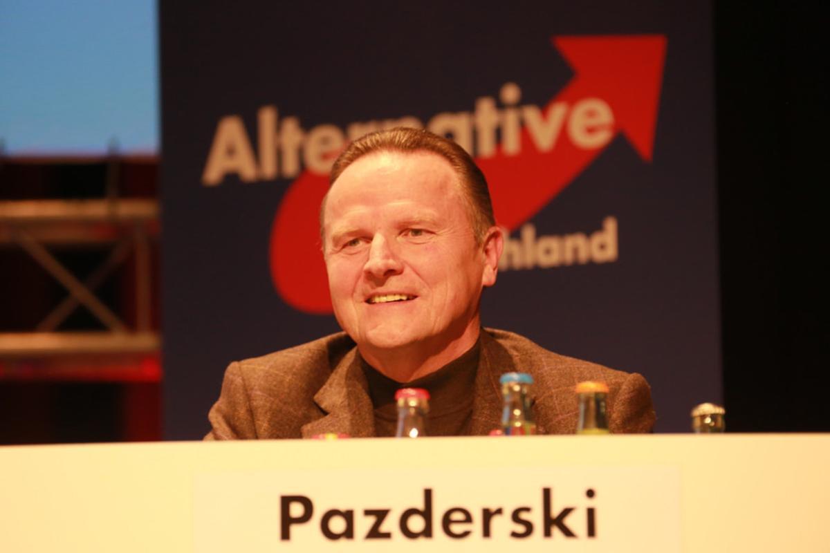  Georg Pazderski, candidato del ultraderechista AfD en Berlín.