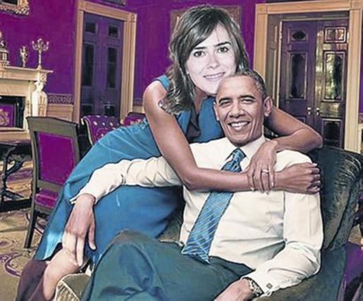 ’Meme’ con Barack Obama. ’Meme’ con Barack Obama.