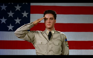 Elvis Presley, en una imagen de la película ’Café Europa en uniforme’, de 1960.