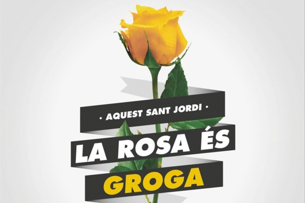 La campanya de la rosa groga per Sant Jordi preocupa els floristes