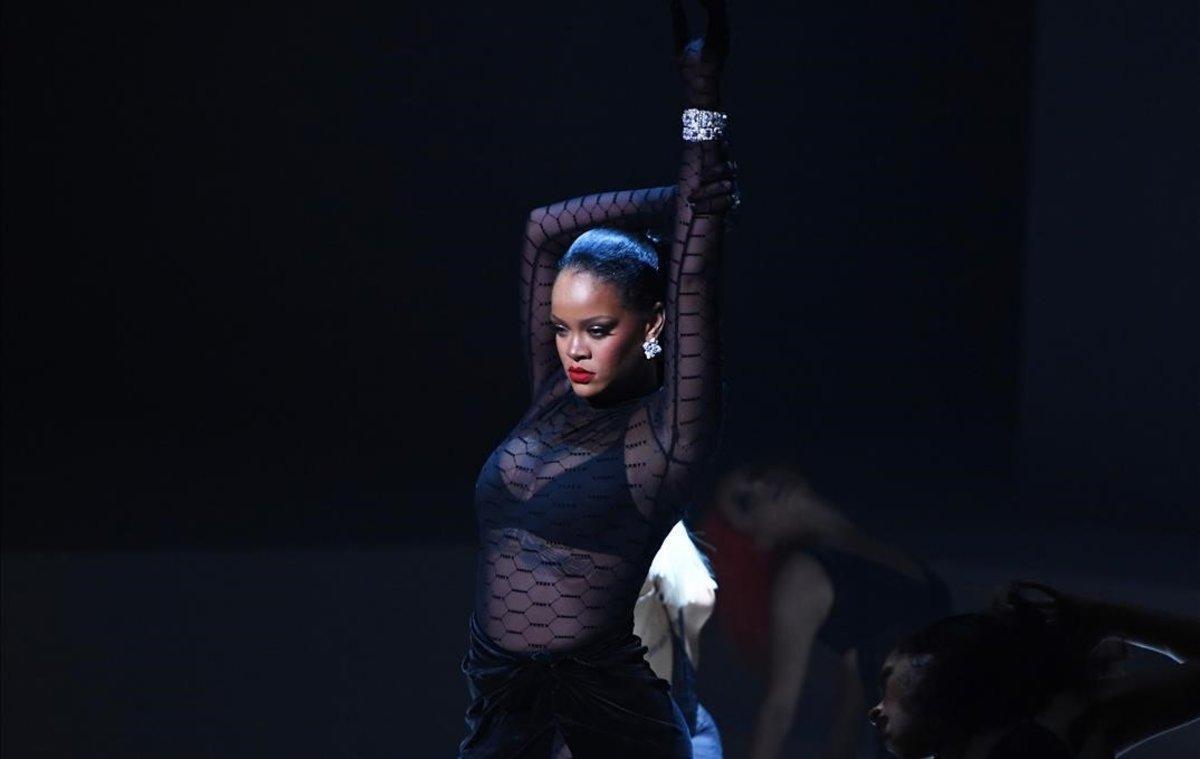 Rihanna, en el Savage Fenty Show celebrado en Nueva York.