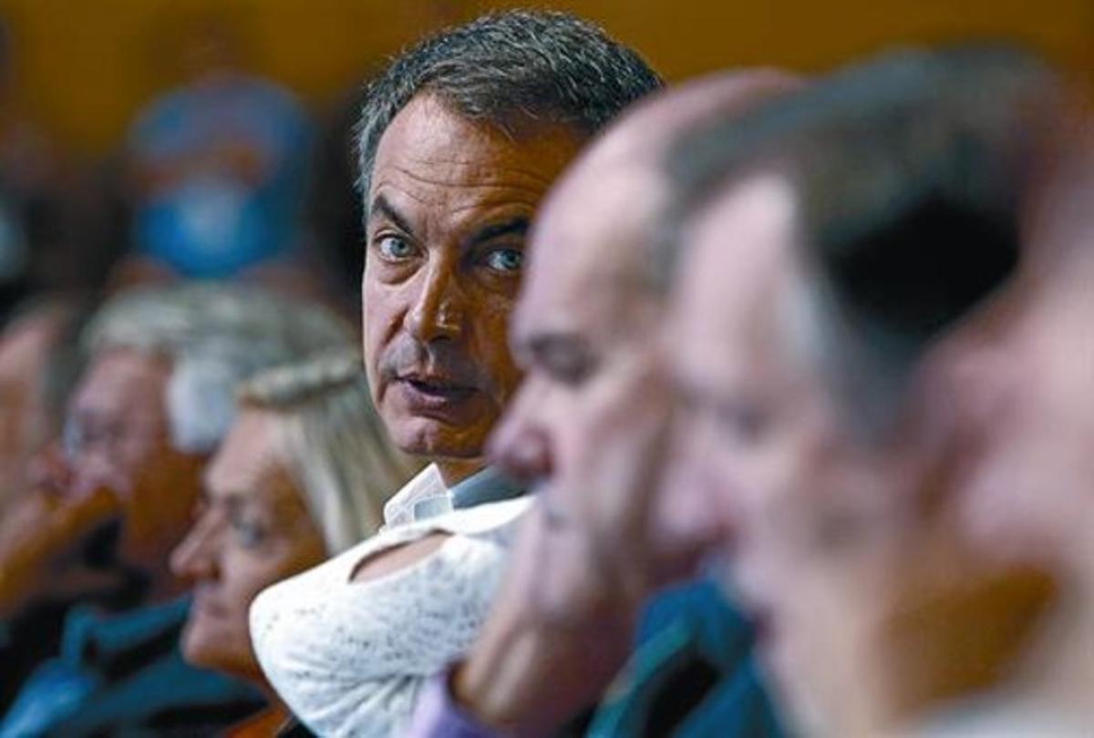 José Luis Rodríguez Zapatero, el domingo en la clausura de la conferencia política del PSOE.