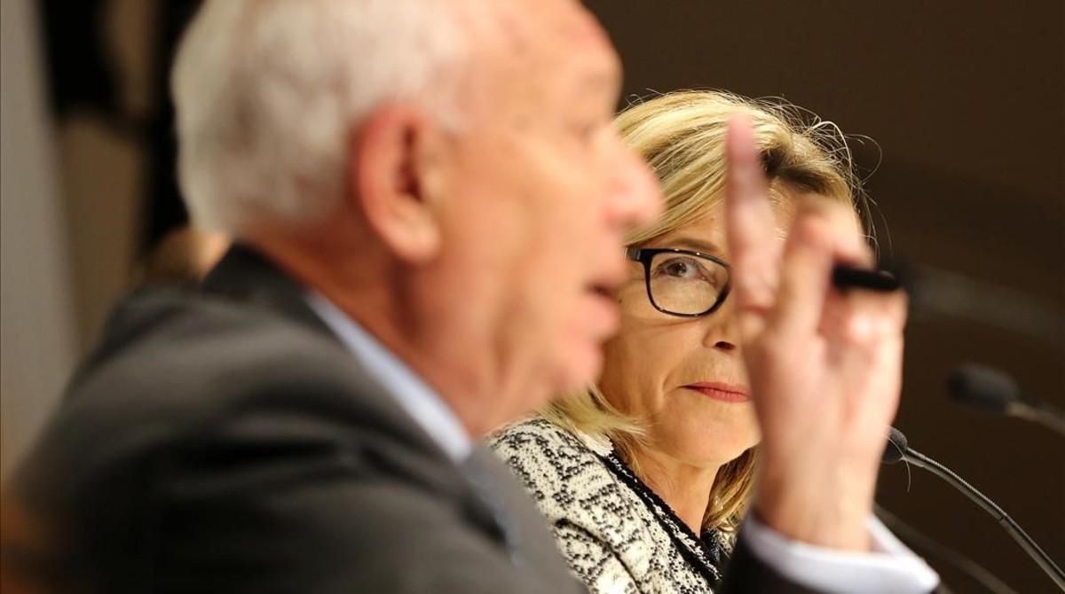 El pronòstic de Margallo sobre el referèndum de l'1-O: "Els polsos seran cada vegada més freqüents" El pronòstic de Margallo sobre el referèndum de l'1-O: "Els polsos seran cada vegada més freqüents"