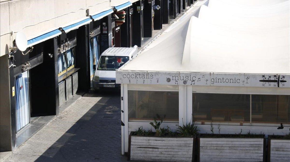 Lugar donde se inició la pelea mortal en el Port Olímpic. Lugar donde se inició la pelea mortal en el Port Olímpic.