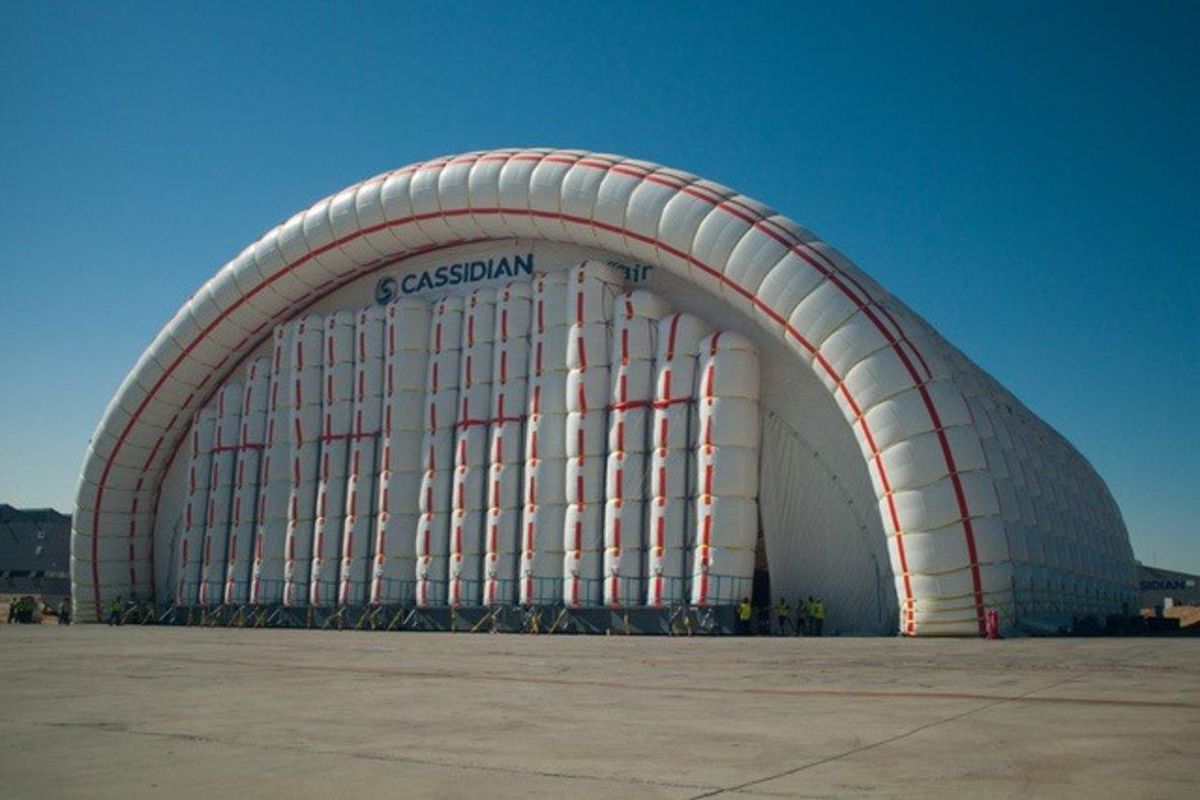 Una instalación de Buildair. Una instalación de Buildair.