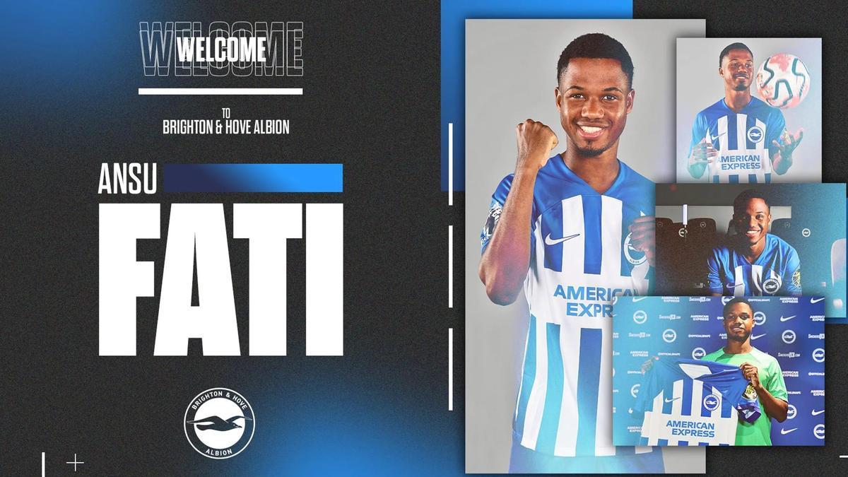 Barça formalizes the transfer of Ansu Fati to Brighton until 2024