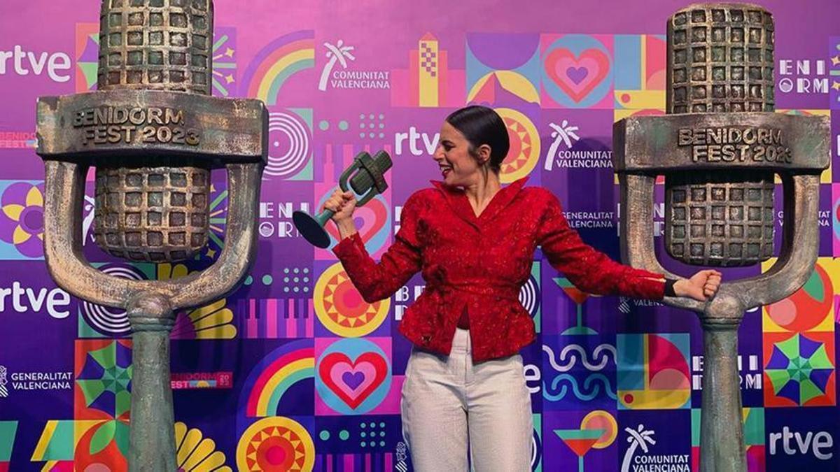 Blanca Paloma després de guanyar el ‘Benidorm Fest 2023’: «El flamenc és universal, espero que Europa tingui el pit preparat»