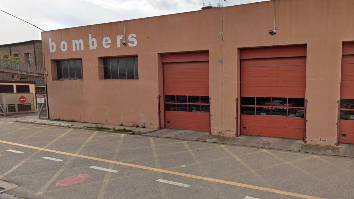 El parque de bomberos de Manresa. El parque de bomberos de Manresa.