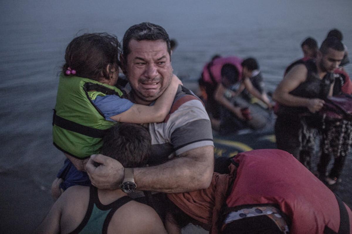 La fotografia icónica de la crisis de los refugiados, tomada en la isla de Kos, en Grecia, el pasado 15 de agosto.