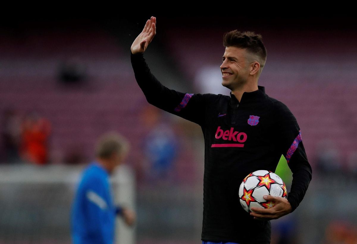 El defensa del FC Barcelona Gerard Piqué celebra tras marcar el 1-0 durante el encuentro del grupo E la UEFA Liga de Campeones entre el FC Barcelona y el FC Dinamo de Kiev este miércoles el estadio Camp Nou. EFE/ Alejandro García El defensa del FC Barcelona Gerard Piqué celebra tras marcar el 1-0 durante el encuentro del grupo E la UEFA Liga de Campeones entre el FC Barcelona y el FC Dinamo de Kiev este miércoles el estadio Camp Nou. EFE/ Alejandro García