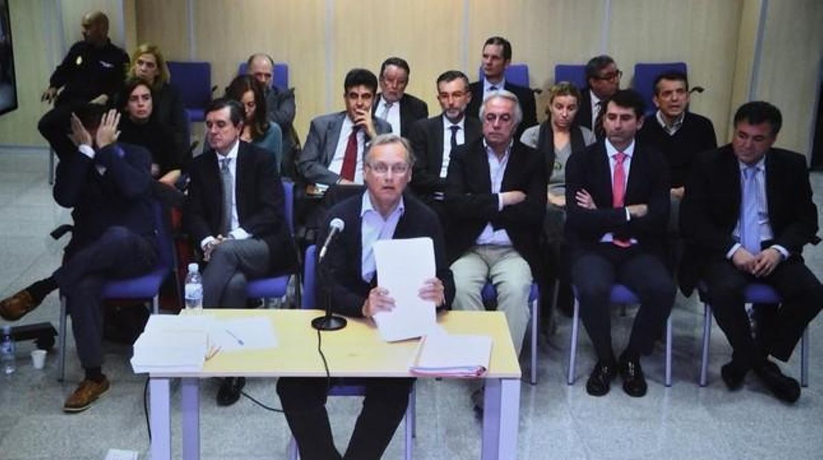 Marco Antonio Tejeido, durante su declaración ante el juez del ’caso Nóos’. Marco Antonio Tejeido, durante su declaración ante el juez del ’caso Nóos’.