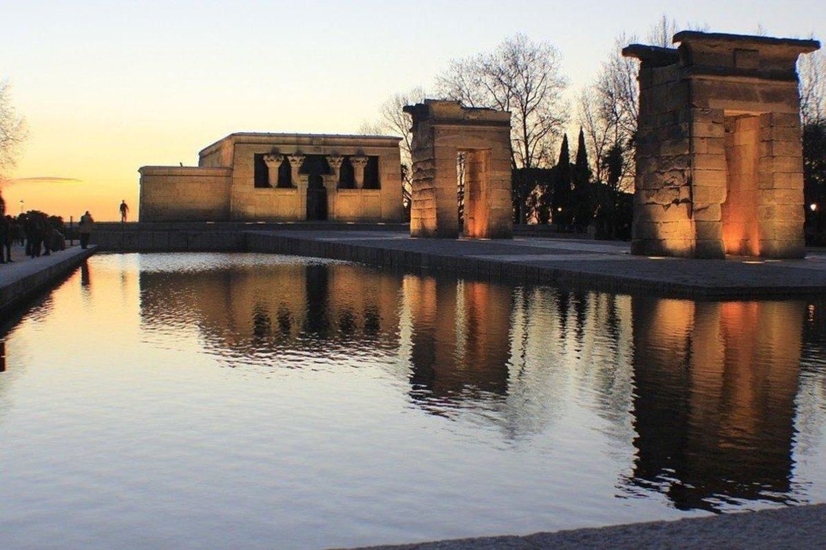 El Templo de Debod. El Templo de Debod.