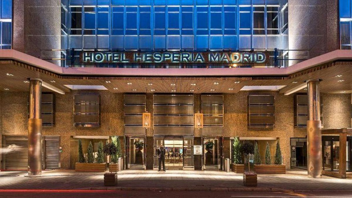El hotel Hesperia de Madrid. El hotel Hesperia de Madrid.