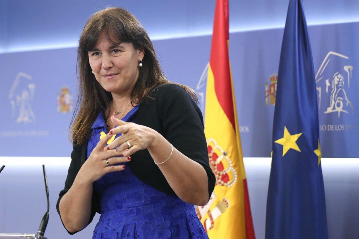 La diputada de JxCat Laura Borràs, en el Congreso. La diputada de JxCat Laura Borràs, en el Congreso.