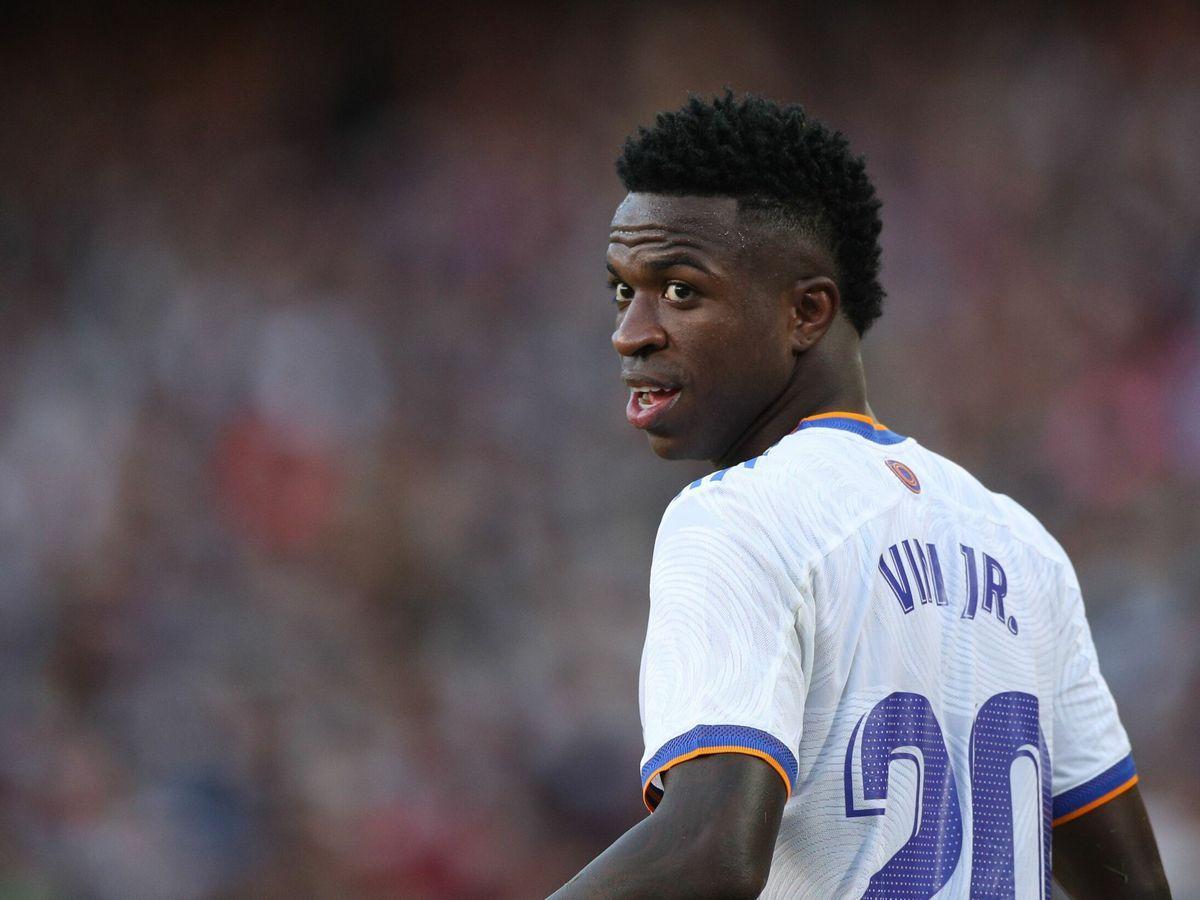 Vinicius, durante un partido del Madrid en la Liga. Vinicius, durante un partido del Madrid en la Liga.