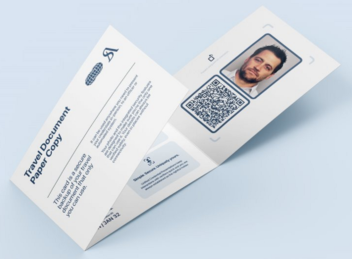 Un documento de identidad. Un documento de identidad.