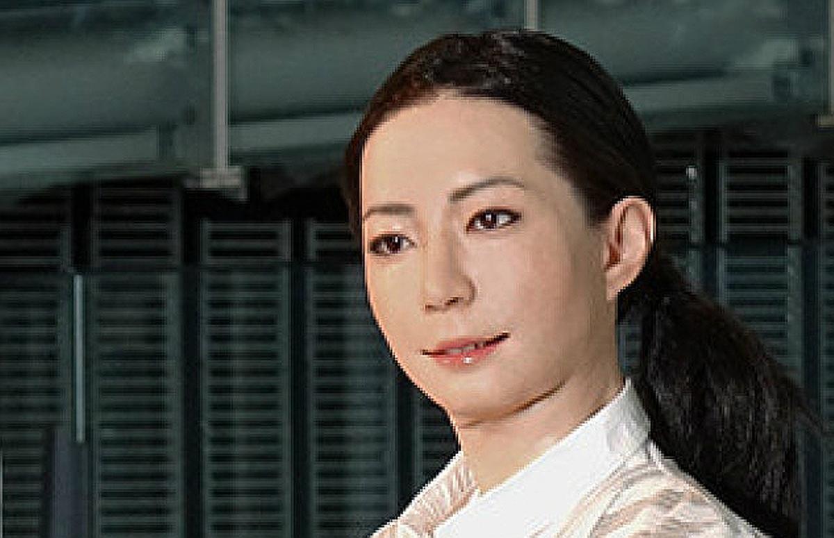 Uno de los robots humanoides expuestos en el museo de la ciencia de Tokio.