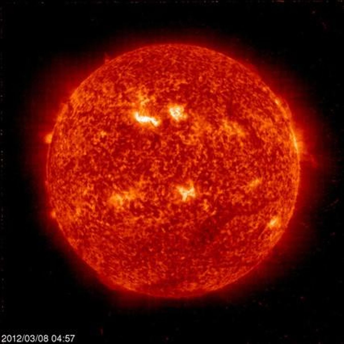Imagen del Sol tomada por la NASA. Imagen del Sol tomada por la NASA.