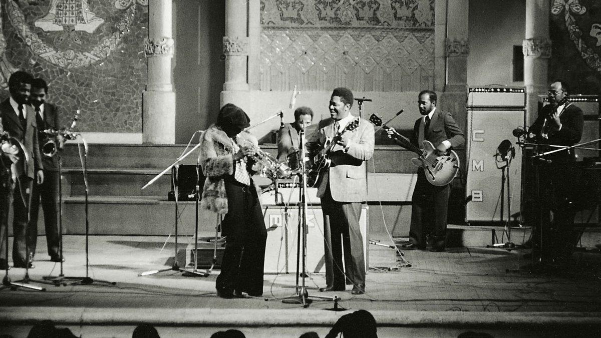 Miles Davis y B.B. King, en el Palau de la Música en 1973