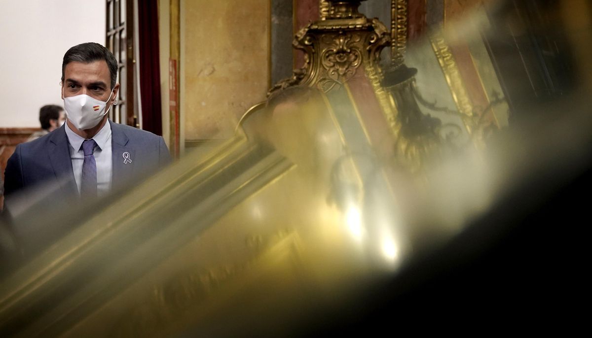 Pedro Sánchez, presidente del Gobierno, en el Congreso de los Diputados. Pedro Sánchez, presidente del Gobierno, en el Congreso de los Diputados.