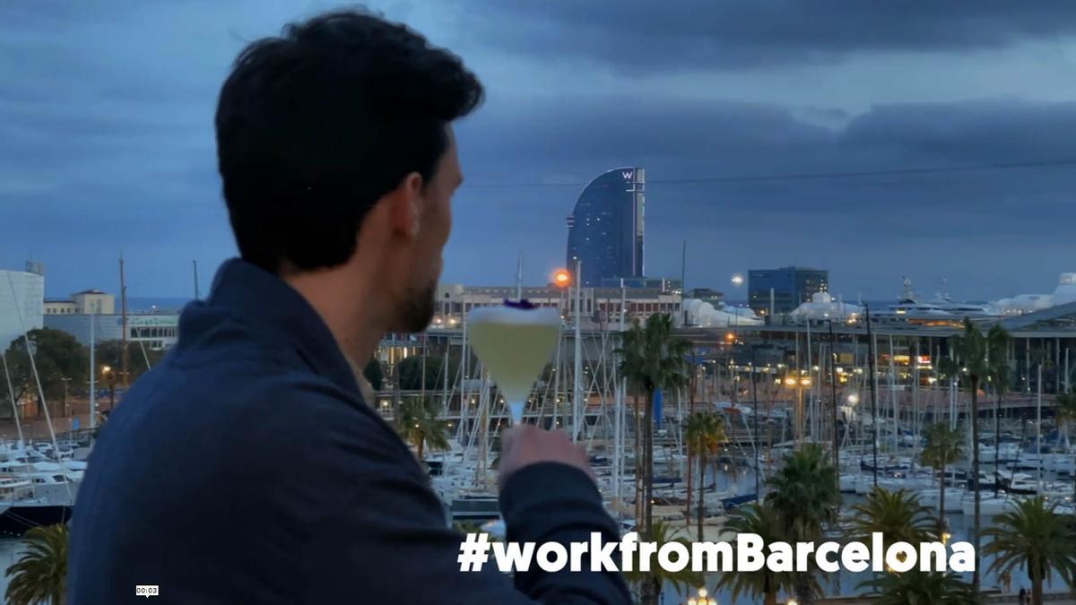 Vídeo promocional para captar extranjeros que vengan a teletrabajar a Barcelona con el programa Workation.