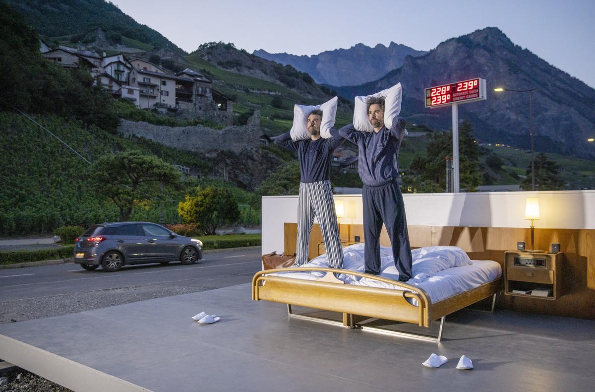 Hotel al aire libre en Suiza