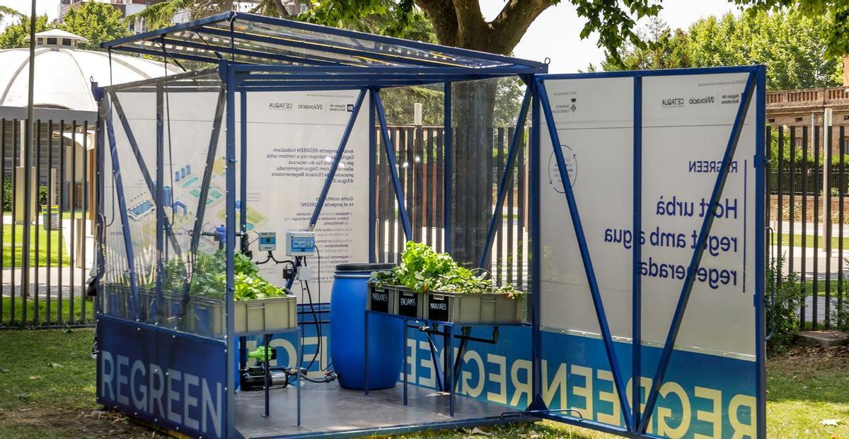Cornellà inaugura l’hort urbà Regreen amb aigua regenerada